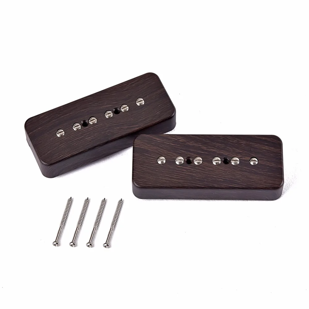 

Replacement Pickup Set for P90 6 string Alnico 5 single coil pickup wood color