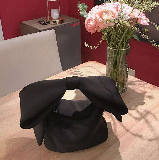 bowknot bolsa senhoras mini saco de viagem