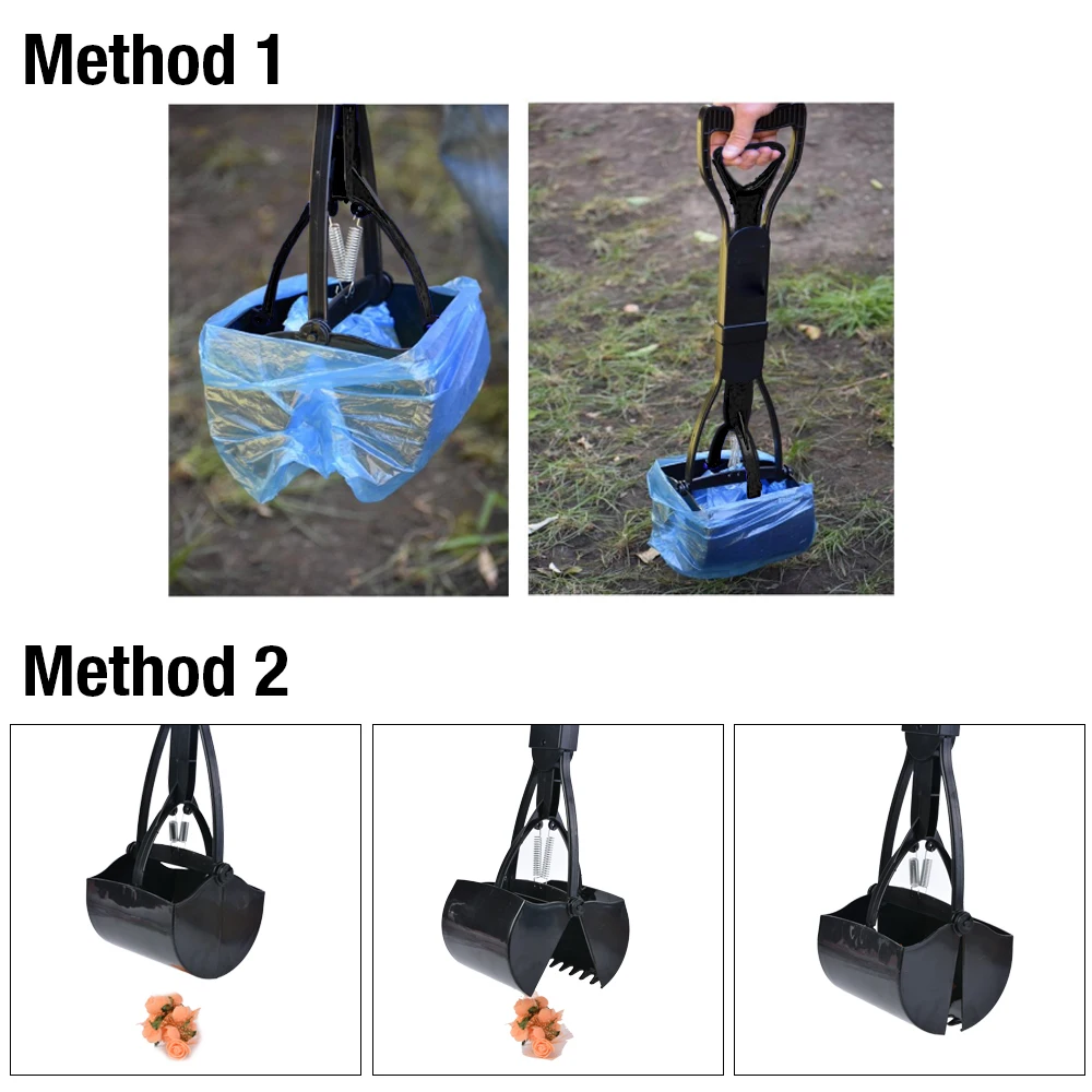 

Easy Pick Up Cleaning Tools Portable Long Handle Pet Dog and Cat Shit Pet Dog Waste Bag Holder Dogs Toilets Poop