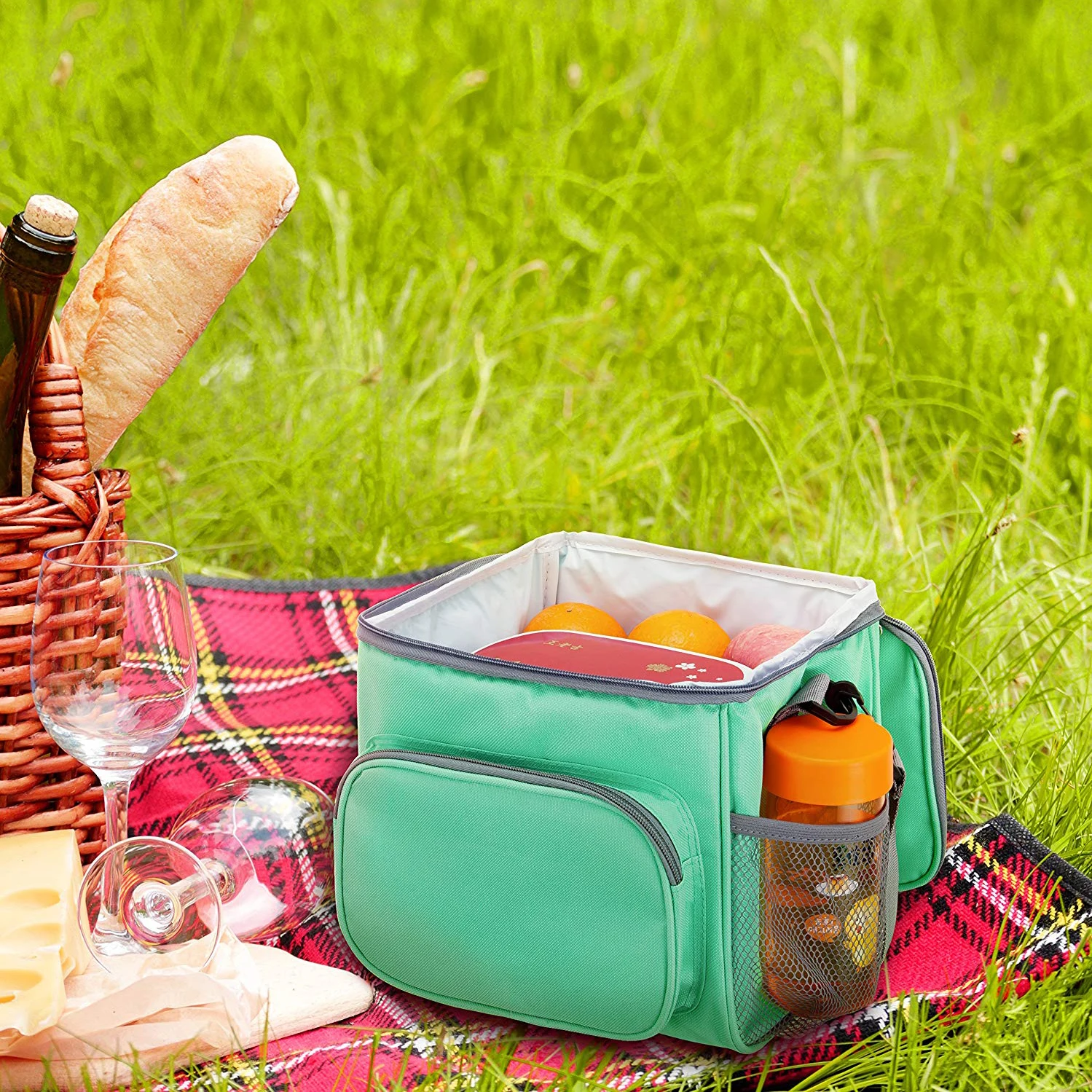 ABDB-сумка для обеда для взрослых изолированный ланч бокс Термосумка, торба для мужчин и женщин, двухслойные термостойкие охладители с