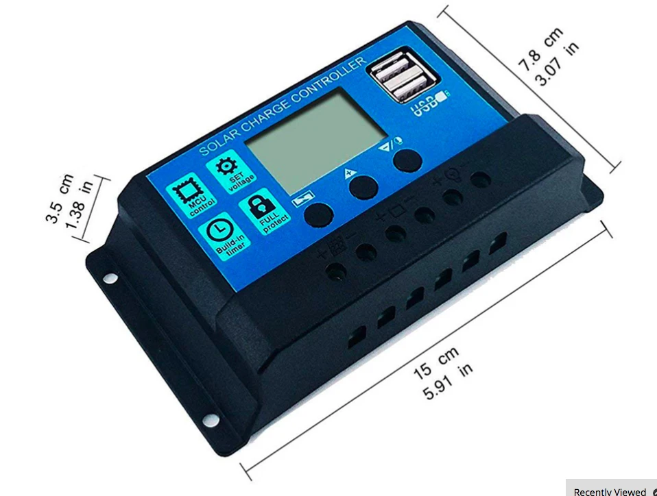 60A 50A 40A 30A 20A 10 ампер 12V 24V режимы Auto, PWM солнечные регуляторы PV с ЖК-дисплей Дисплей и 5В USB для Солнечные энергетические установки