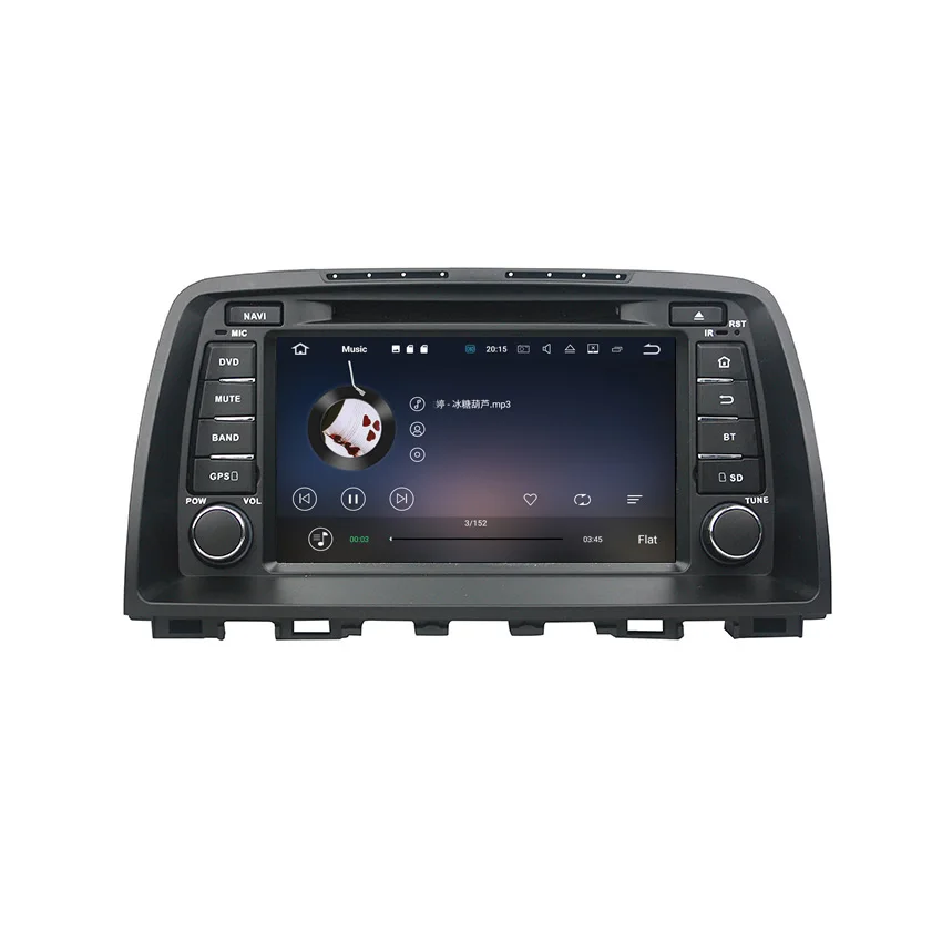 Sale Liislee 2 din Car Navigation GPS For Mazda 6 2012~2014 Android Audio Video Radio Big Screen Stereo Multimedia Player Bluetooth 2