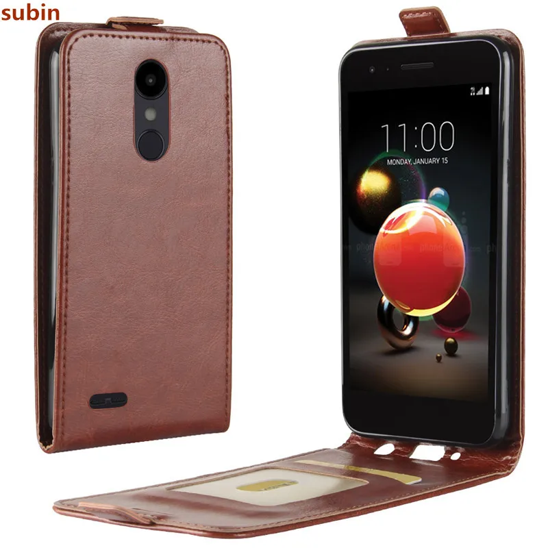For LG LV3 2018 Case Cover Original Leather Protective Shell Funda for Flip Cases | Мобильные телефоны и аксессуары