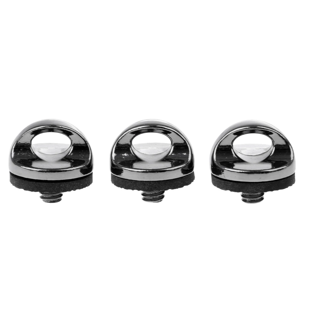 3pcs Stainless Steel Camera Threaded Screw Adaptor Scuba Diving Photography Base Tray Replacement
