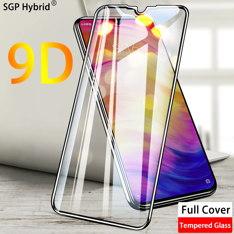 Защитное стекло закаленное 9D для Xiaomi Redmi Note 7 Pro Prime | Мобильные телефоны и