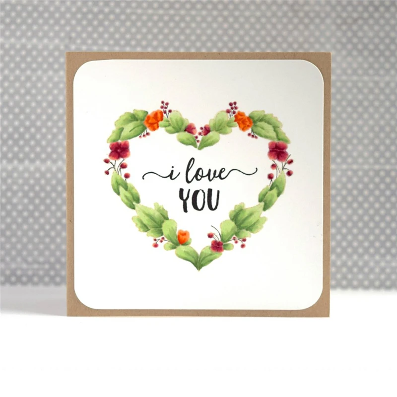 

Julyarts Floral Heart Metal Cutting Dies and Stamps Clear for Scrapbooking Paper Valentine Crafts Die Cuts Card Making Embossing
