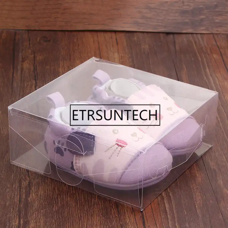 clear baby shoes