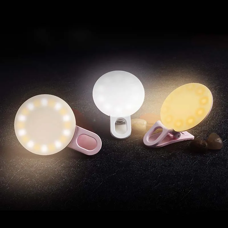 LED Night Mobile Phone Selfie Light Portable Round Ring Clip For iPhone XR XS Max X 8 7 6S 6 Plus For Samsung Galaxy Note 9 8 S9 LED Night Mobile Phone Selfie Light Portable Round Ring Clip For iPhone XR XS Max X 8 7 6S 6 Plus For Samsung Galaxy Note 9 8 S9