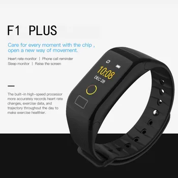 

F1 plus Color Screen Smart Wristband SmartBand Blood Pressure Heart Rate Monitor Fitness Tracker PK F1 Smart Bracelet