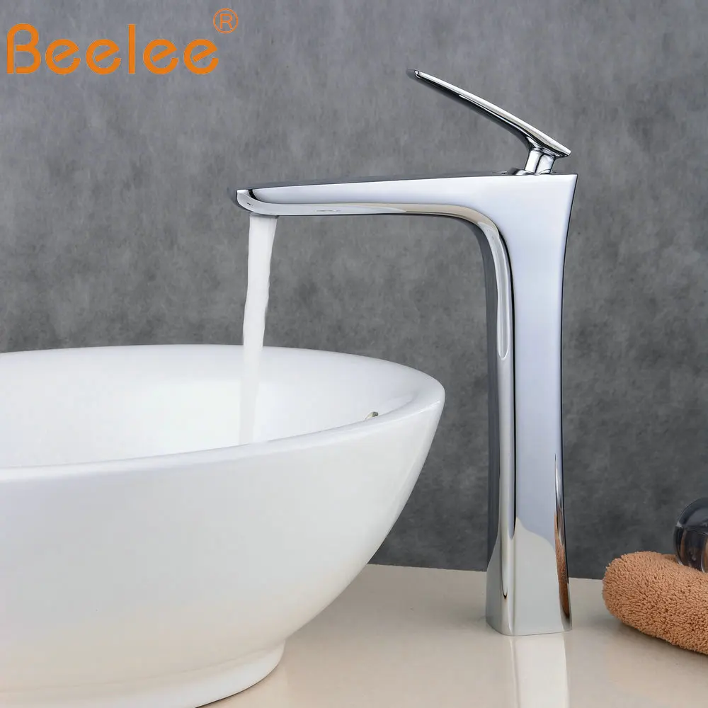 

Beelee Bathroom Faucet Basin mixer Single hole Single handle Sink Mixer Tap Vessel Faucets BL6609H