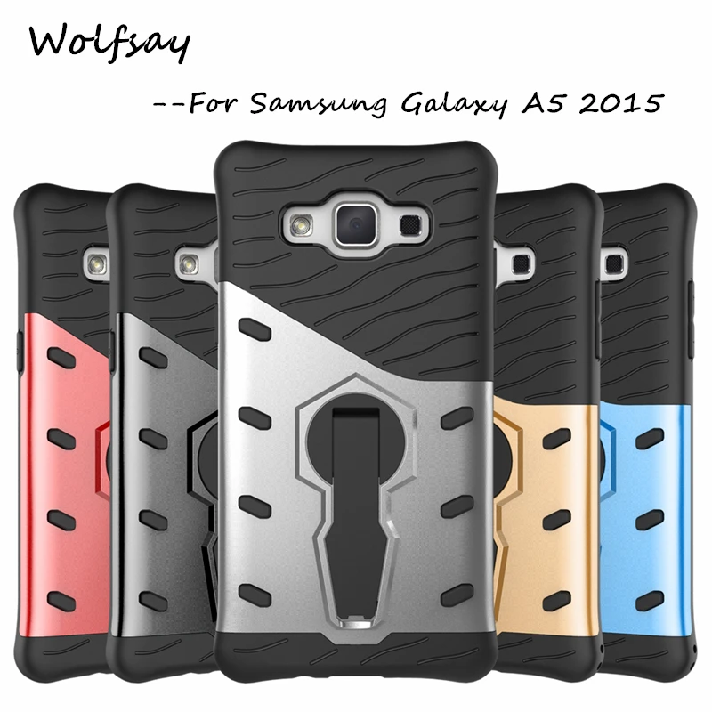 

Wolfsay For Samsung Galaxy A5 2015 Case Slim Armor Silicone Case For Samsung Galaxy A5 2015 Cover For Samsung A5 2015 A500 Coque