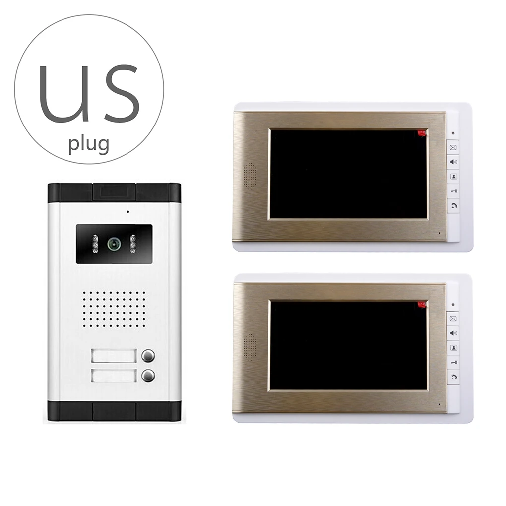 

V70C-520-2 Video Doorbell Phone Video Intercom Monitor Door Phone Home Security LCD HD Wired for House Office Apartment