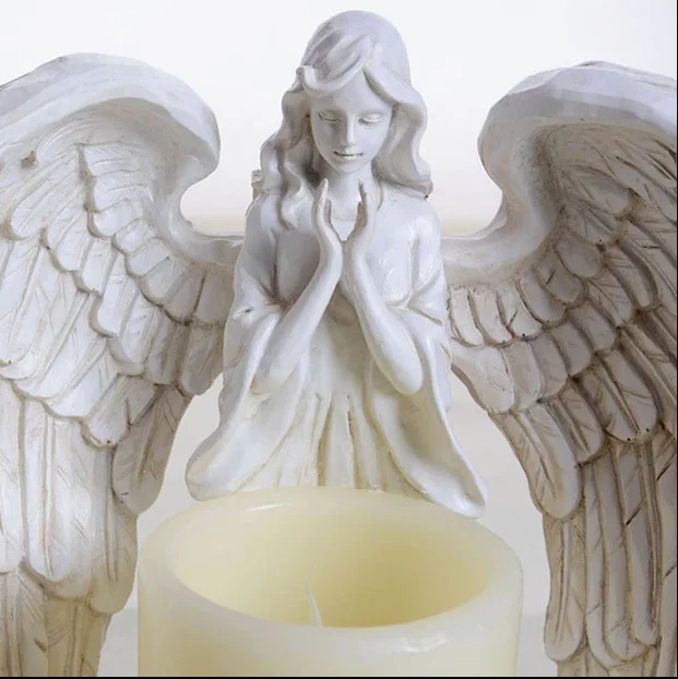  Wedding Gift European Home Decorations Practical Living Room Bedroom TV Cabinet Ornament Angel Elec - 33048239210