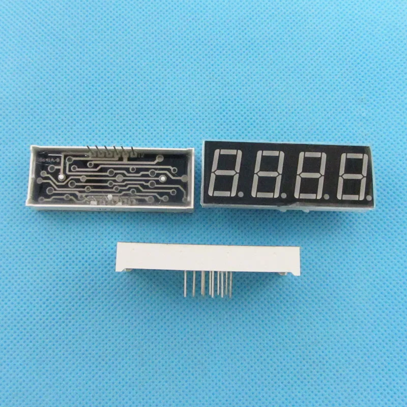 

5 pcs 4 Bit Digital Tube Common Annode Digital Tube 0.56" 0.56in. Red LED Digit 7 Segment Display +