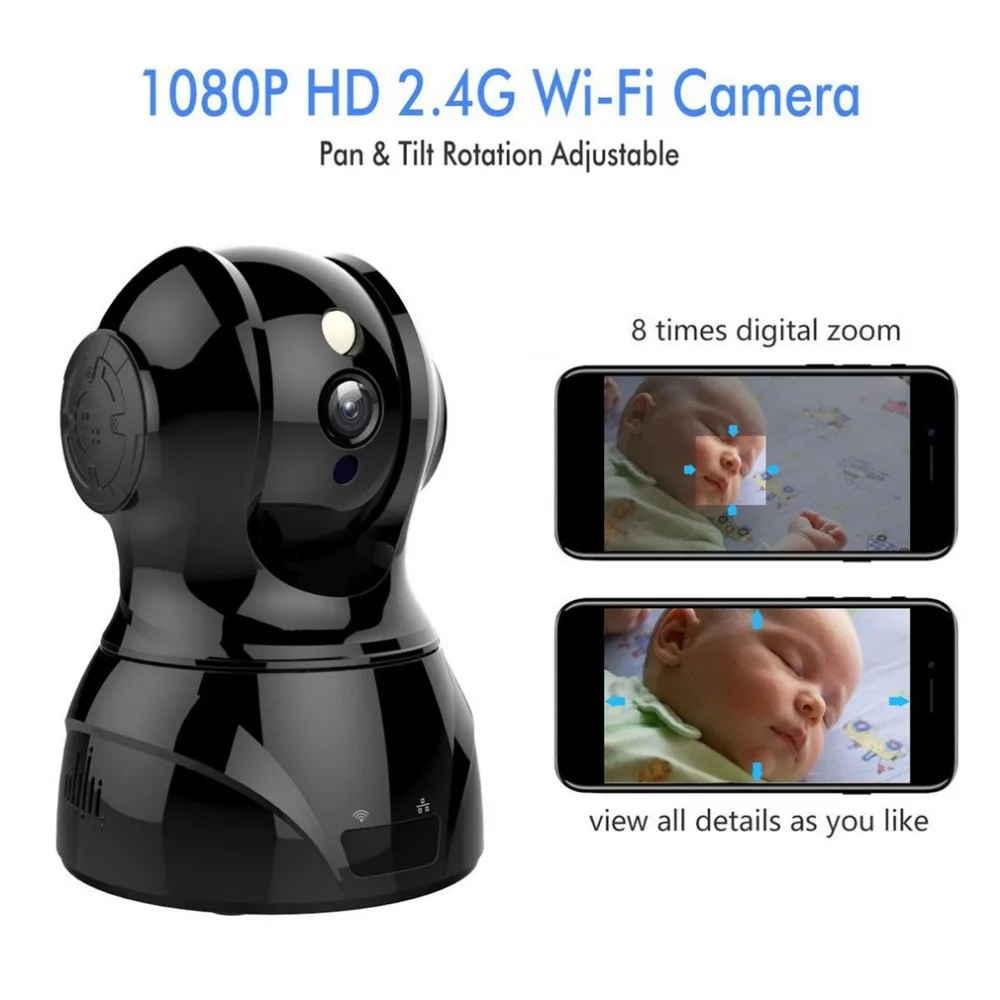 2,4 ГГц беспроводной Wi Fi IP камера 1080 P HD монитор для детей обнаружения движения двухстороннее аудио ночное видение домашняя охранная система