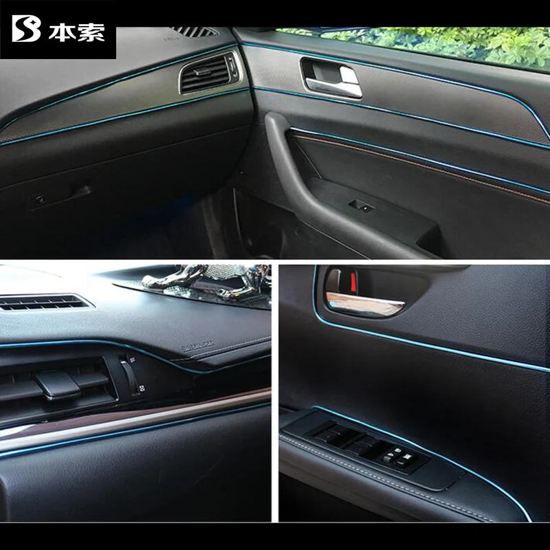 

Atreus Car Styling Internal Trim Sticker Fit for Qashqai X-TRAIL Juke TIIDA Note Almera March IX25 IX35 IX45 Tiguan Accessories