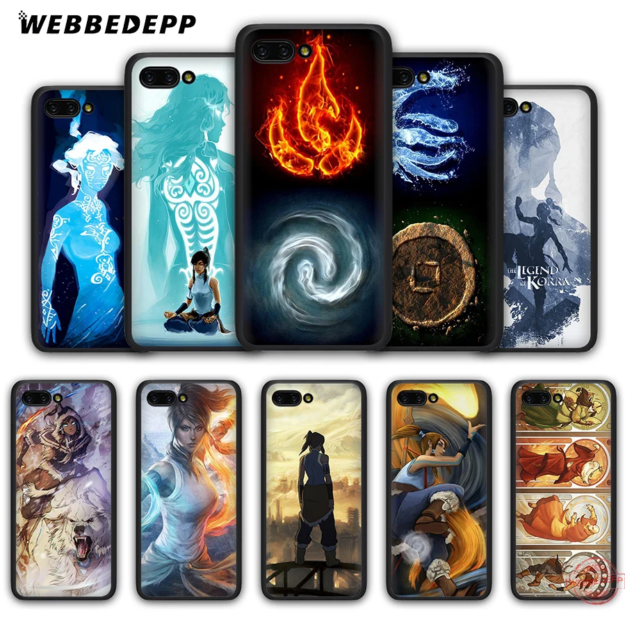

WEBBEDEPP The Legend of Korra Soft Silicone Case for Huawei Honor 8 8C 9 10 Note Lite 8X 7X 6A 7C 7A 2GB Pro