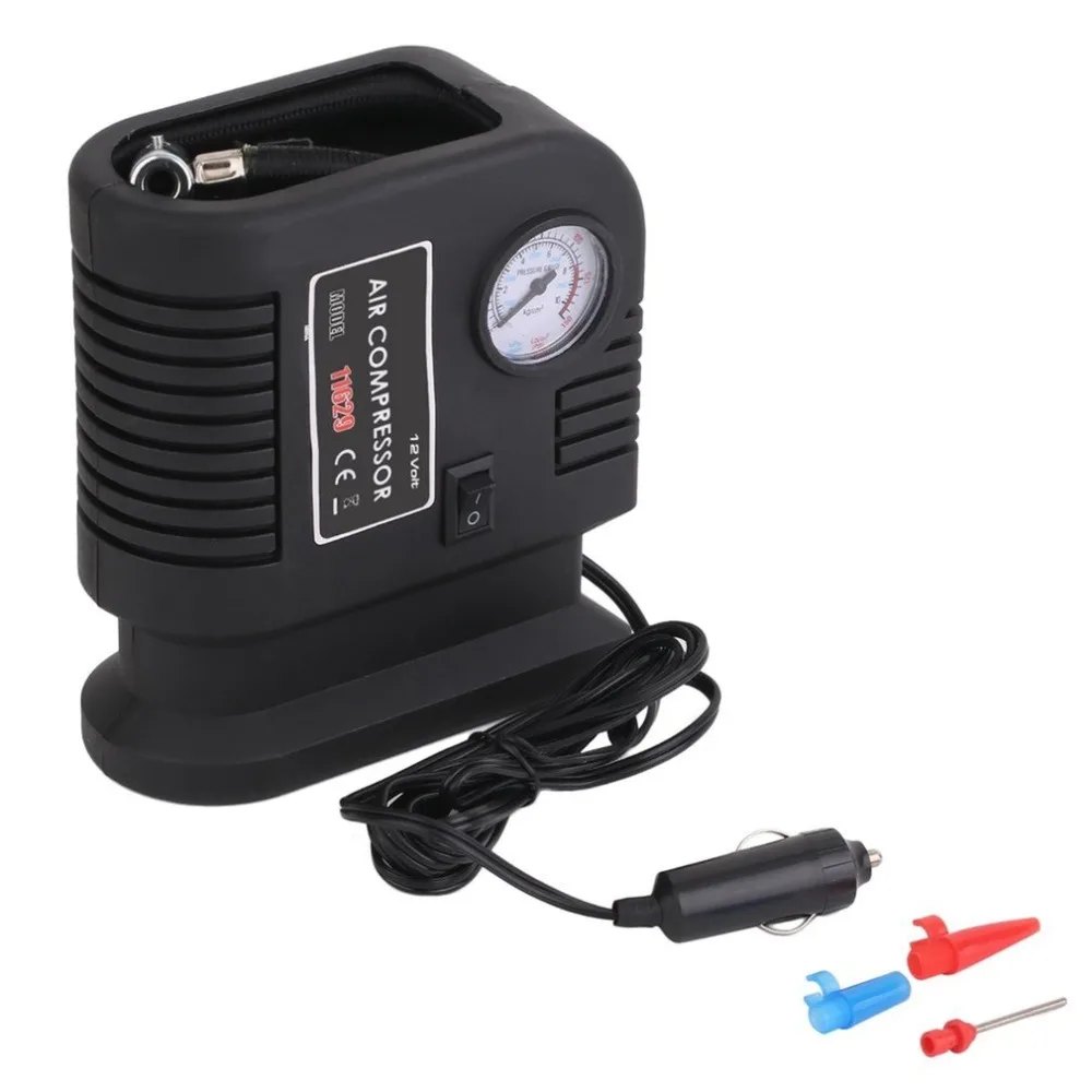 12V Portable Electric Auto Air Compressor Tire Inflator Pump