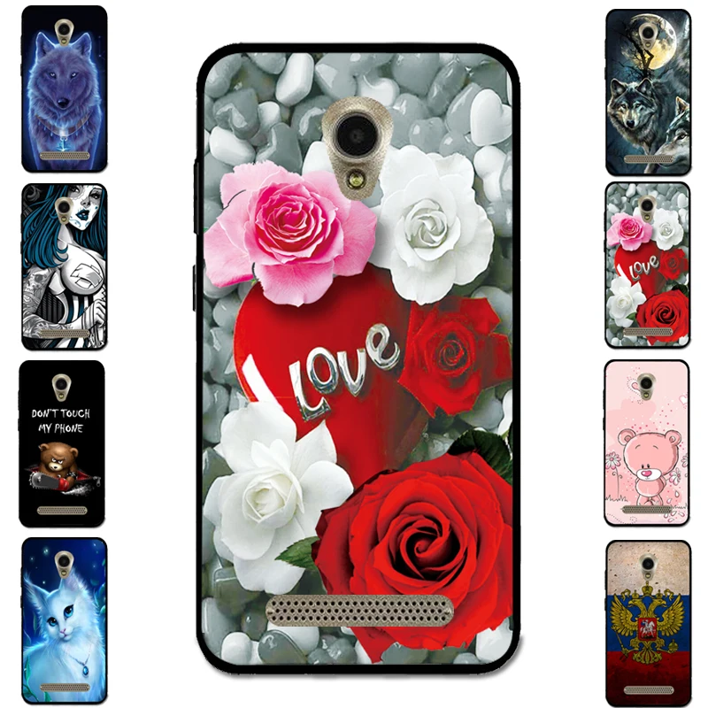 Чехол для Prestigio Wize YA3 PSP3416 разноцветный с надписью Love чехол принтом &quotцветок
