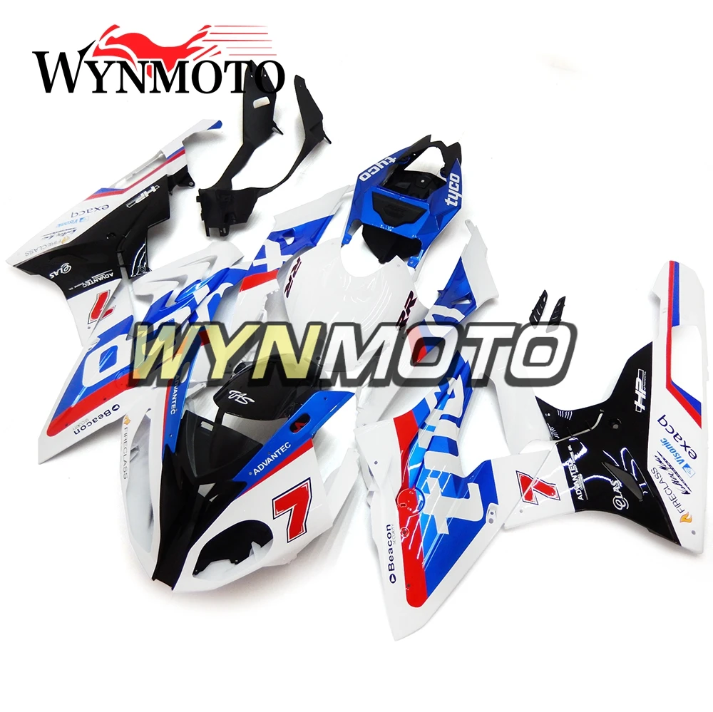 

Complete Fairings For BMW S1000RR 2015-2016 15 16 Year ABS Injection Plastics Cowlings Bodywork White Blue Body Kits Hulls Cover