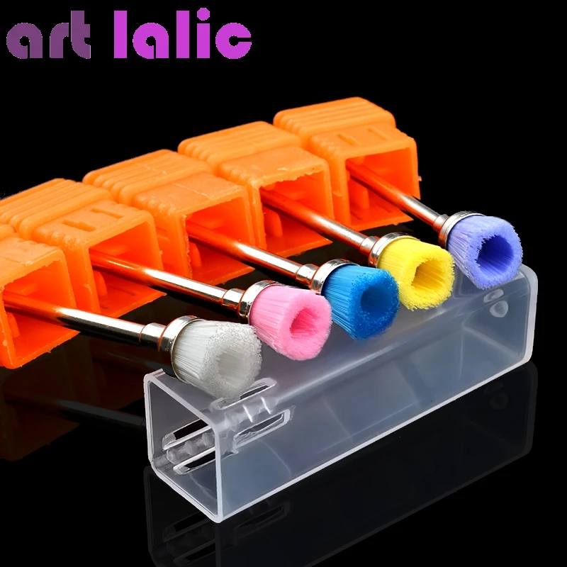Artlalic 2 шт электрическая щетка для чистки ногтей профессиональные инструменты для дизайна ногтей дрель для чистки маникюрных сверл аксессуары