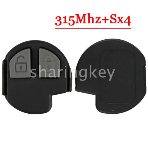 Бесплатная доставка (1 штука) замена Брелок SX4 дистанционный ключ 2 кнопки 315 мГц 3 Т для Suzuki (TY) с хорошим качеством