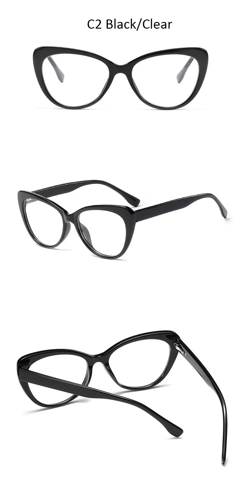Женские оправы для очков, модные солнцезащитные очки "кошачий глаз" оправа для компьютерных очков женские прозрачные линзы, очки рамка женские Винтаж очки