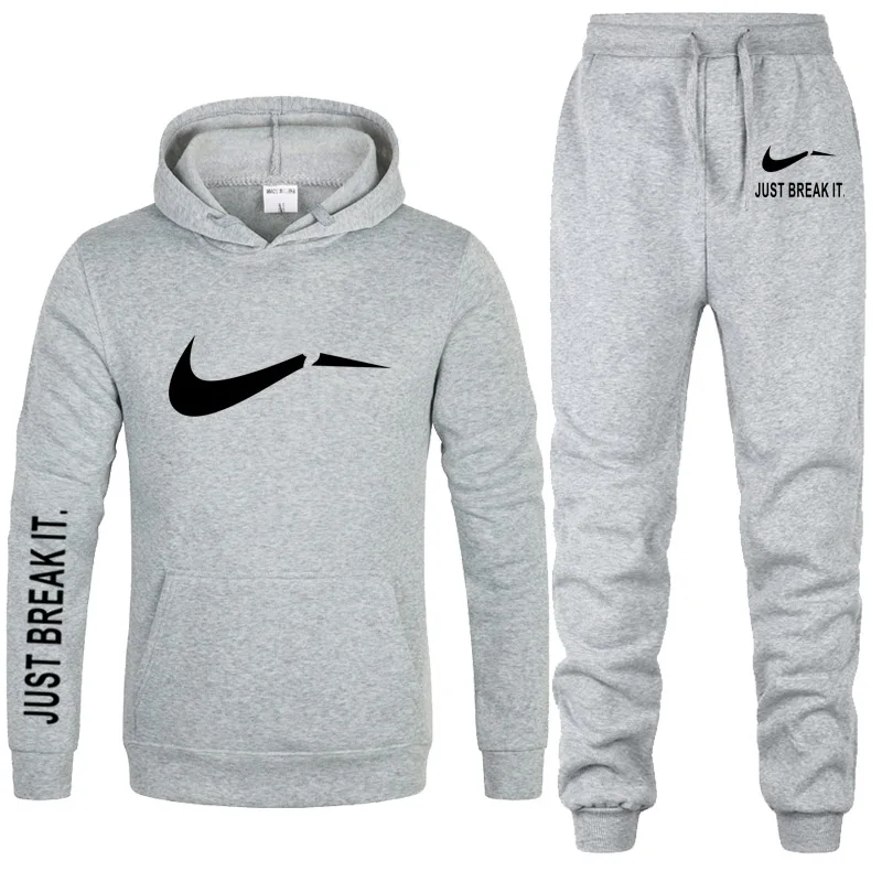 New 2019 Brand Tracksuit men thermal underwear Men Sportswear Sets Fleece Thick hoodie+Pants Sporting Suit Malechandal hombre