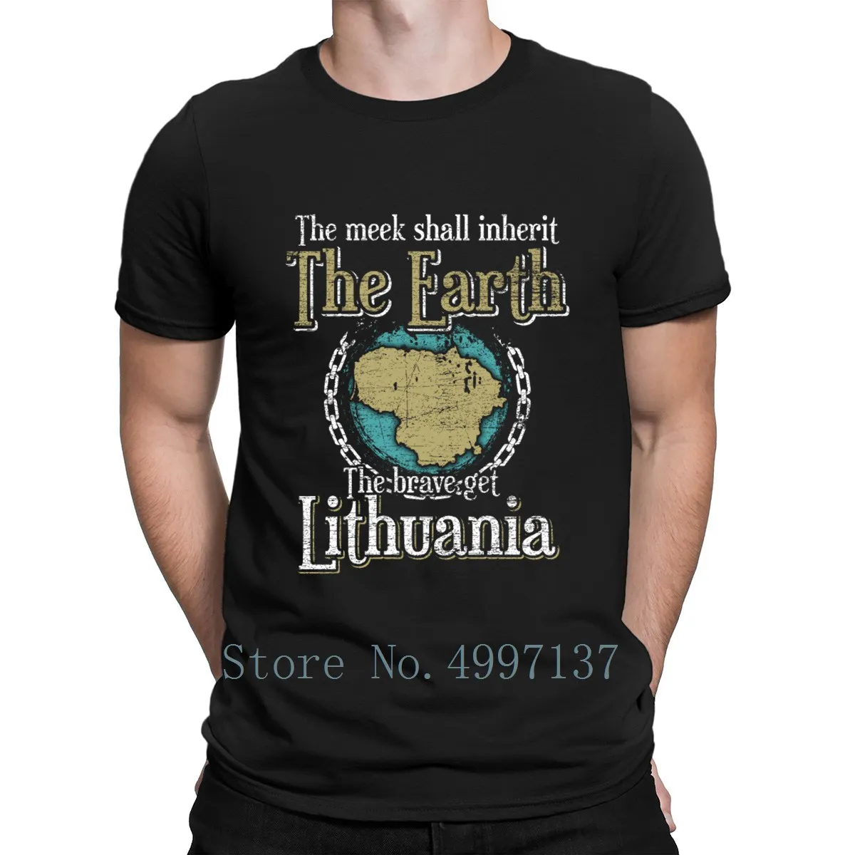 

Lithuania T Shirt Cute Basic Cotton Summer Style Natural Pictures Knitted Euro Size S-3xl Shirt