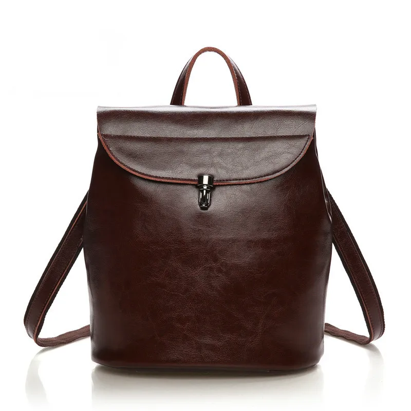 

New women's bags, Korean version of leather, women's leather, cowhide, backpack, leather, double shoulder, women's bags, 3046.