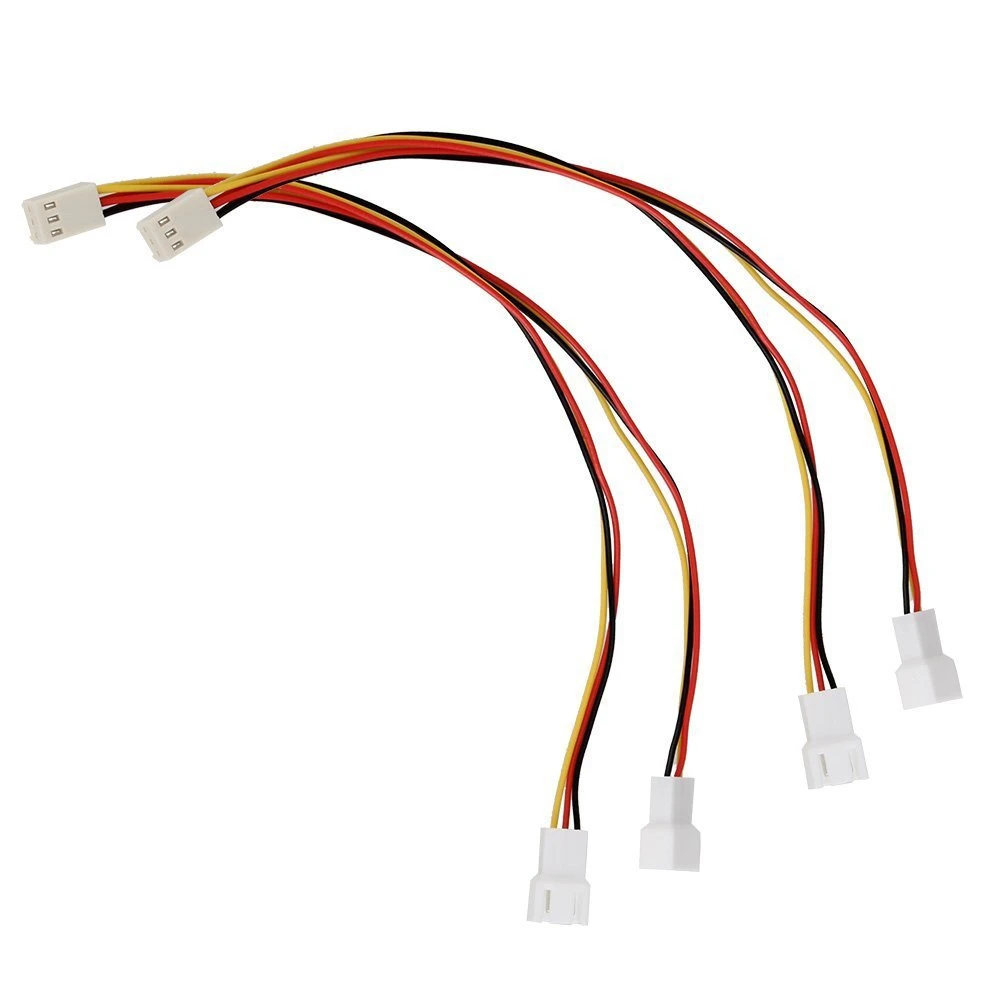 3pin Eine Anderung Zwei Y Splitter Pc Kabel Computer Fall Netzanschluss Fan Adapter Pack Von 2 Fan Adapter Cable Computerpc Cable Aliexpress