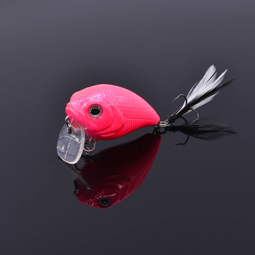 MAKEBASS 0,25 дюйма/унций маленький гольян плавающий подвесной рыболовные приманки набор кривошипная приманка-топвотер для рыбалки твердый воблер