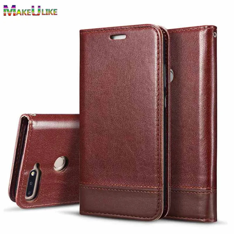

MAKEULIKE Magnetic Flip Case For Huawei Honor 7C Pro Wallet Case PU Leather Phone Bags Cover For Honor 7C Pro Case 5.99 inch