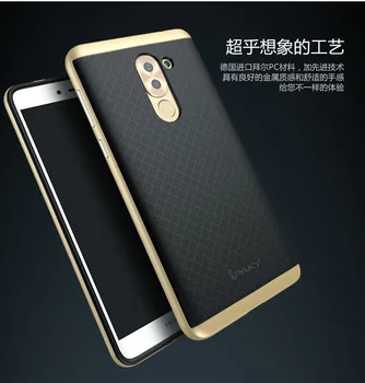 

10pcs/lot free shipping ipaky brand TPU+PC Frame back Case For huawei P8/P9/Honor 8/7/v8/5X/5C/6X 2016/V9