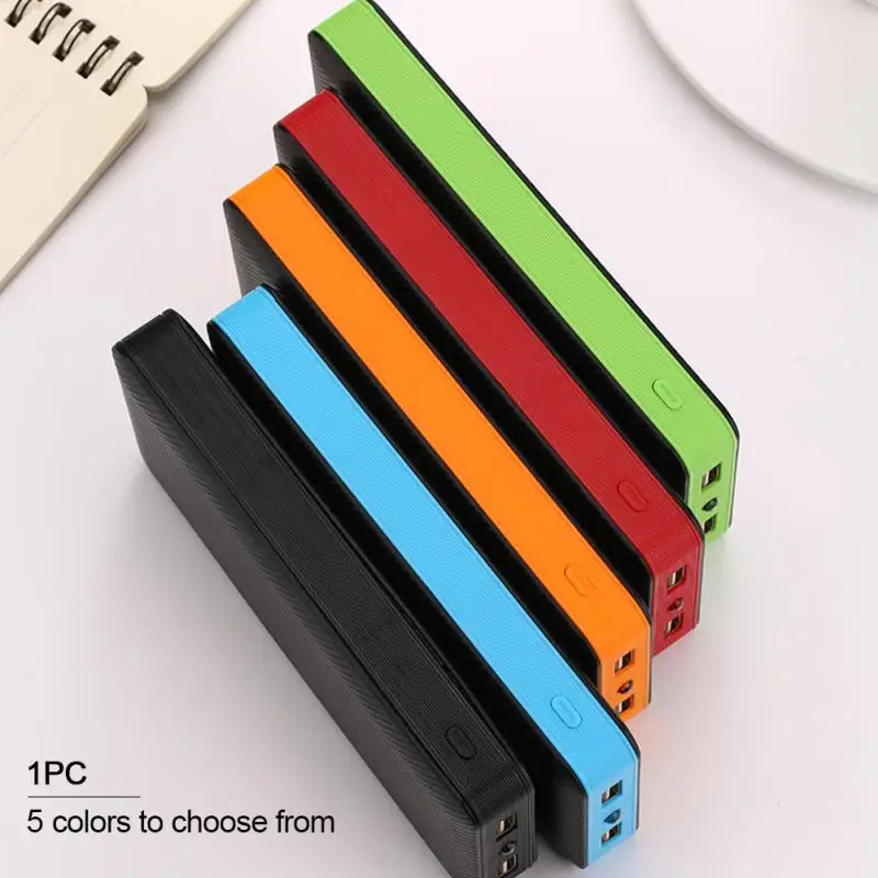 

Dual USB Ports 18650 Battery Holder LCD Display Power Bank Shell Light Weight DIY Welding Plastic Power Bank Case Box