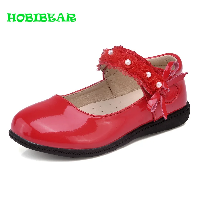 

Best Selling Little Girl Dress Shoes Spring Cute Girls Princess Shoe Black Patent Leather Girls Shoes Non-Slip Summer Shoes Kids