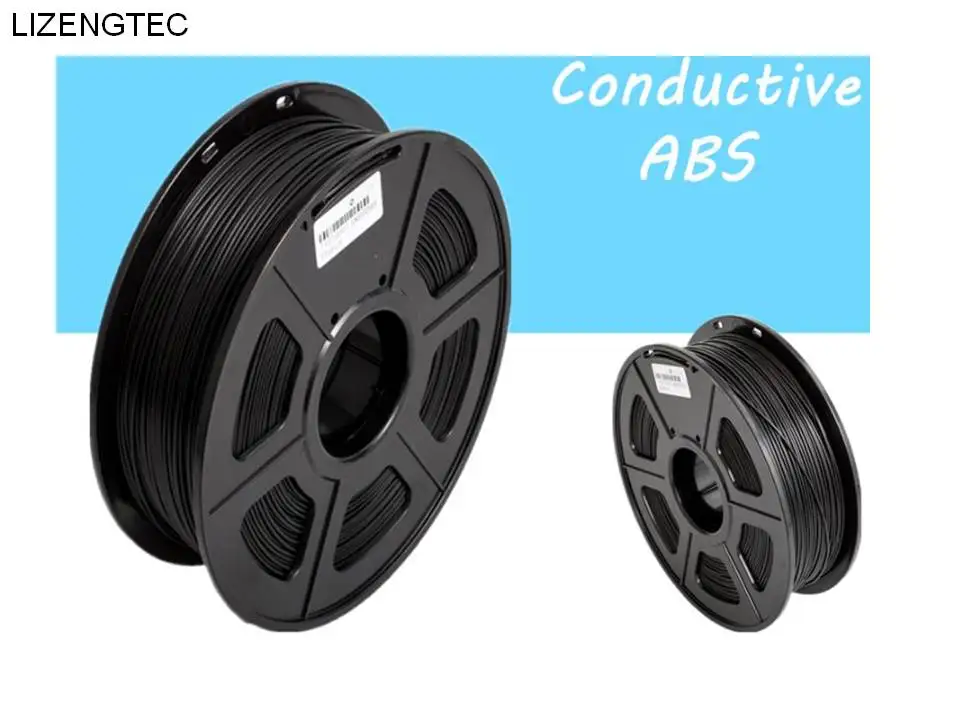 

Non-toxic 0.5Kg Conductive ABS 1.75mm 3D Printer Filament 3D Printing ESD Material Suitable for 3D Printer & 3D Printer Pen