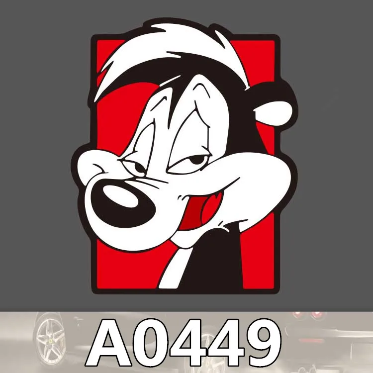 

Bevle A0449 Cartoon Car Styling Waterproof Sticker for Cars Laptop Luggage Skateboard Graffiti Notebook Stickers