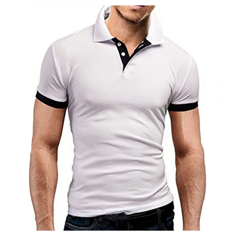 Men's Short Sleeve Slim Fit Polo Shirt