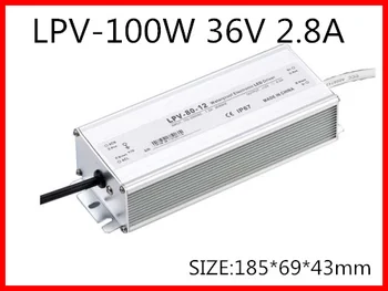 

100W 36V 2.8A LED constant voltage waterproof switching power supply IP67 for led drive LPV-100-36