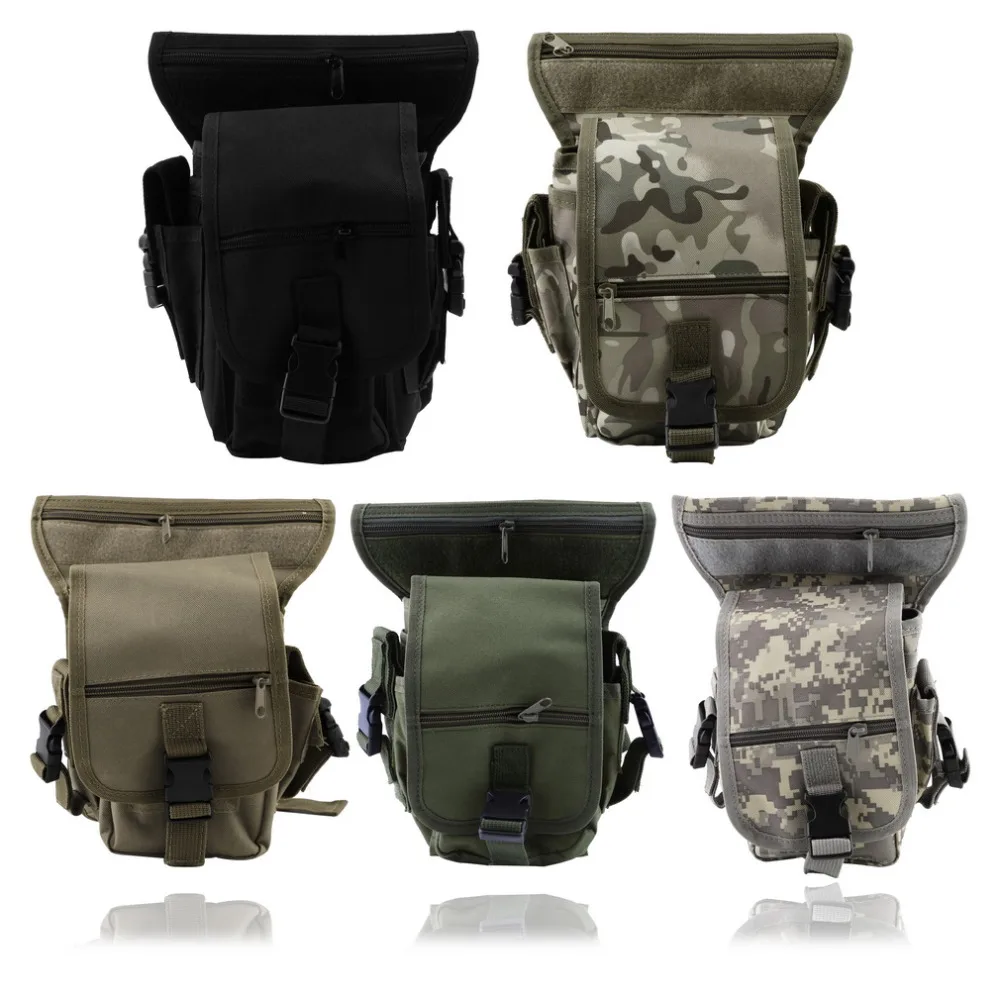 

Outdoor Hunting Camping Bag Tactical Military Drop Leg Bags Panel Utility Waist Belt Pouch Strap Container Gym Fit Waist Packs N