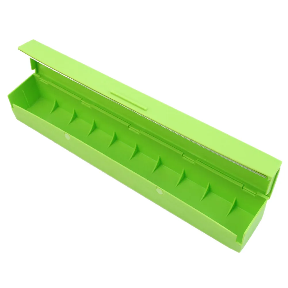 Plastic Kitchen Foil And Cling Film Wrap Dispenser Cutter Storage