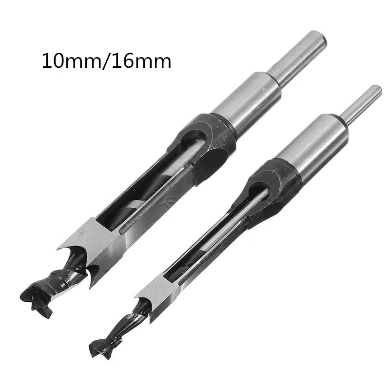 10mm/16mm Square Hole Mortiser Drill Bit Mortising Chisel Woodworking Electric Drill Tools Mayitr 10mm/16mm Square Hole Mortiser Drill Bit Mortising Chisel Woodworking Electric Drill Tools Mayitr