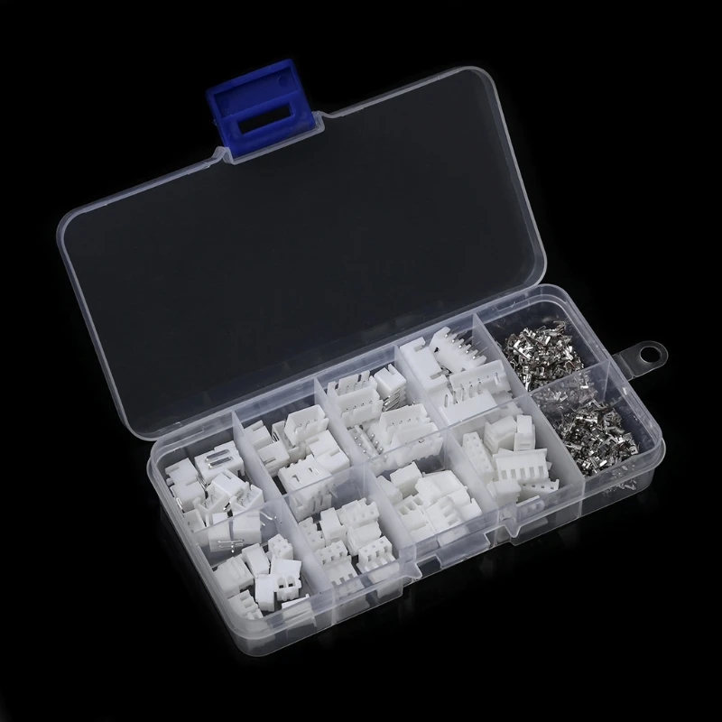 

40 Sets Kit 2P 3P 4P 5P Right Angle 2.54mm Pitch Terminal Housing Pin Header Connector Adaptor Damom