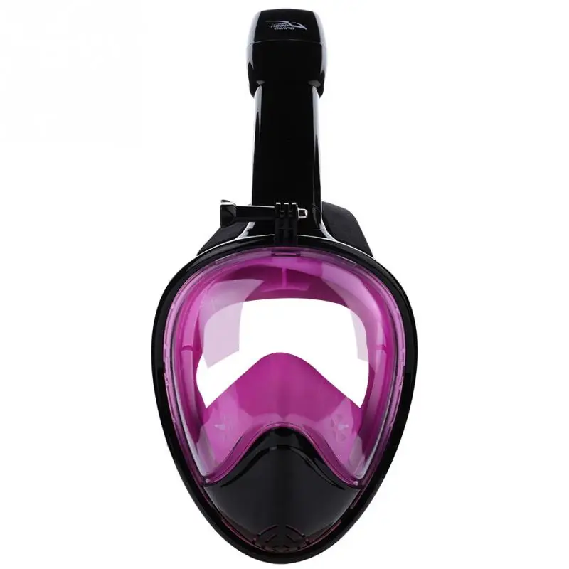 Keep Diving маска для подводного плавания с полным лицом дайвинг 2 в 1 сухое дыхание подводная противотуманная маска для подводного плавания набор для подводного плавания - Цвет: Фиолетовый