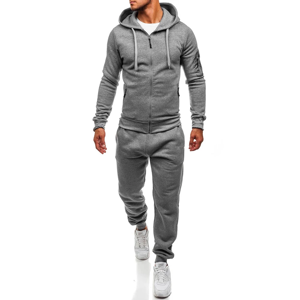 ZOGAA Men Sets two piece Hoodies Sweatshirts Tops and Pants men track suit 2018 Casual Solid 2 piece set Sweat suit male clothes ZOGAA Men Sets two piece Hoodies Sweatshirts Tops and Pants men track suit 2018 Casual Solid 2 piece set Sweat suit male clothes
