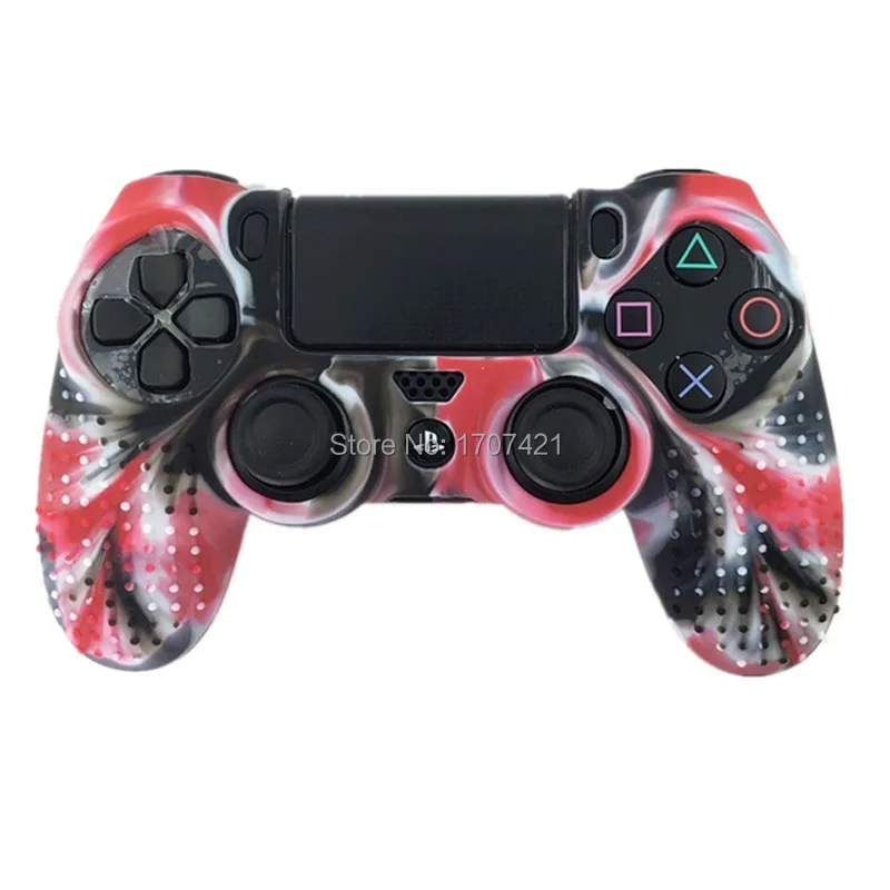 Studded Anti-slip Silicone Rubber Cover Skin Case for Sony PlayStation 4 PS4 DS4 Pro Slim Controller (14)