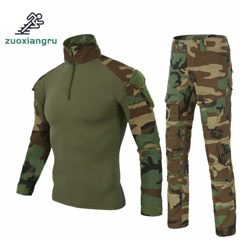 Military Uniform Multicam Army Combat Shirt Uniform Tactical Pants No Knee Pads Camouflage Suit Hunting Clothes Jacket & Pants Military Uniform Multicam Army Combat Shirt Uniform Tactical Pants No Knee Pads Camouflage Suit Hunting Clothes Jacket & Pants