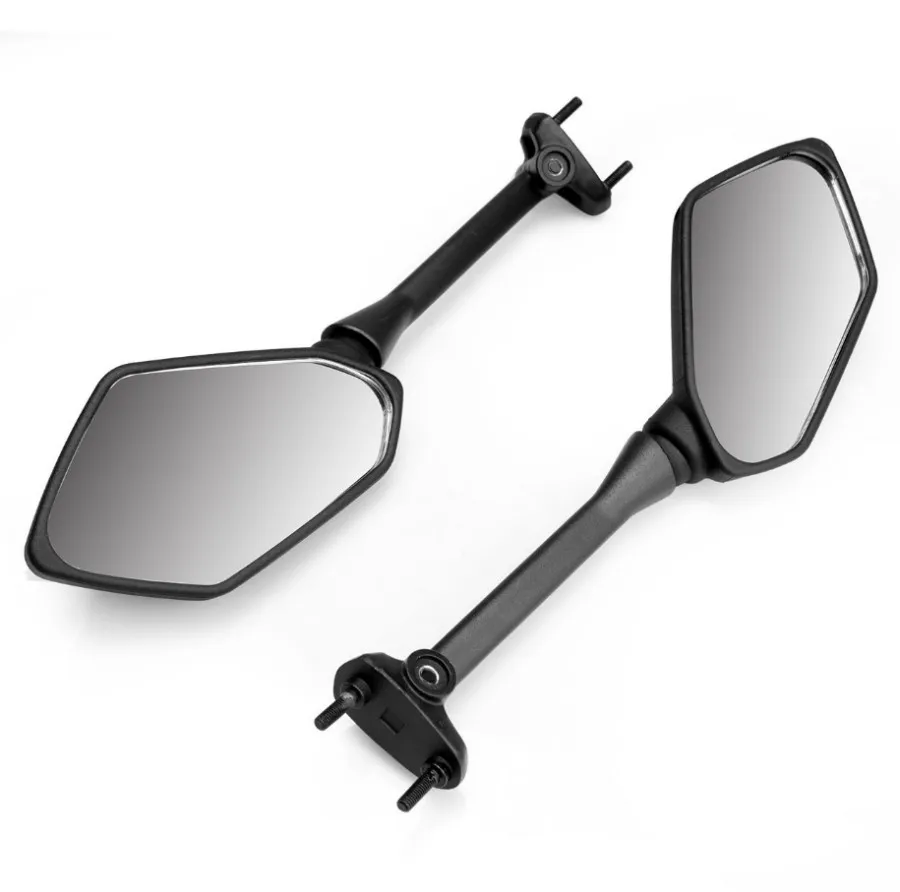 2x Black rear view side mirrors KAWASAKI NINJA 650R 2009-2015 400R 2010-2012