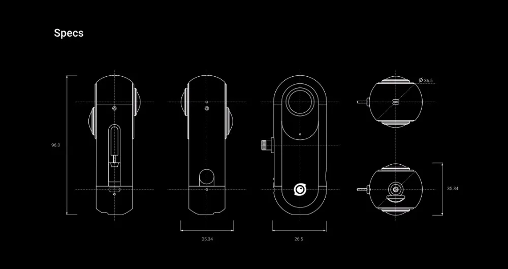 Insta360 один 4 K 360 Очки виртуальной реальности VR Экшн-камера Sport Камера 24MP пуля время 6-осевой гироскоп Поддержка BT для iPhone IOS